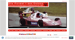 Desktop Screenshot of ddr-formel1.de