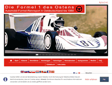 Tablet Screenshot of ddr-formel1.de